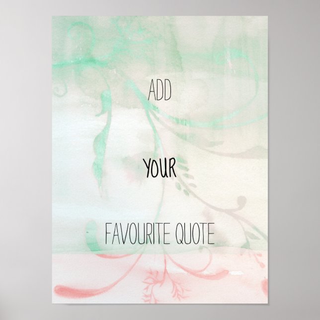 Póster Poster motivacional (Frente)