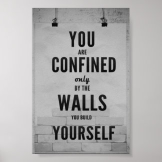 Póster Poster motivacional