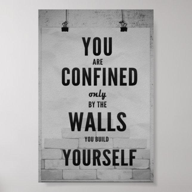 Póster Poster motivacional (Frente)