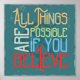 Póster Poster motivacional