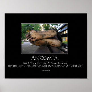 Póster Poster motivacional de Anosmia