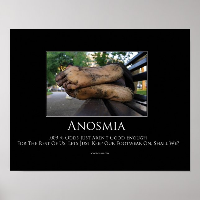 Póster Poster motivacional de Anosmia (Frente)