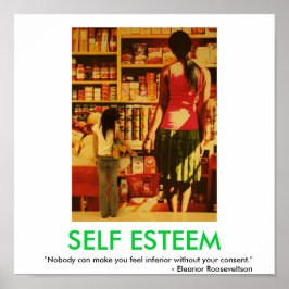 Póster POSTER motivacional de autoESTEEM