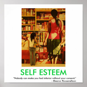Póster POSTER motivacional de autoESTEEM
