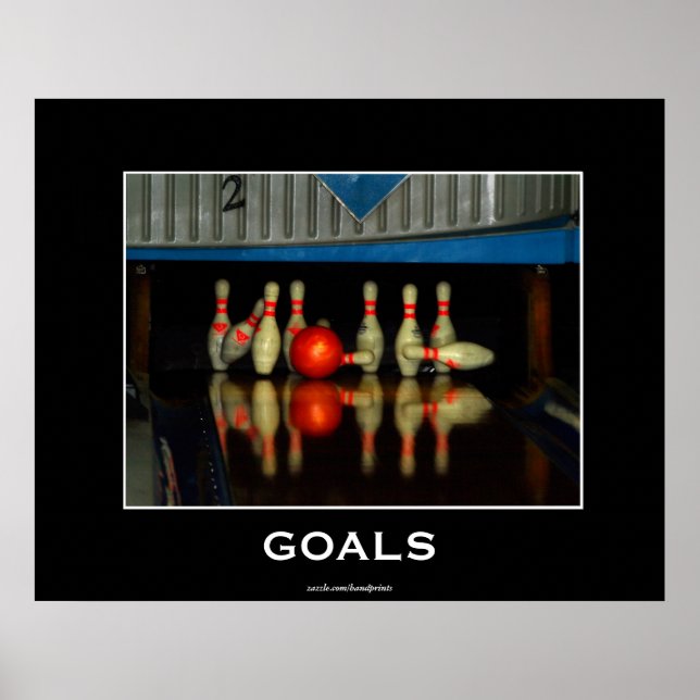 Póster Poster motivacional de bolas (Frente)