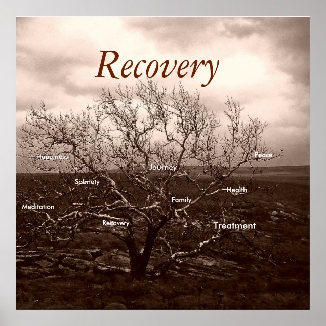 Póster Poster motivacional de curación (Frente)