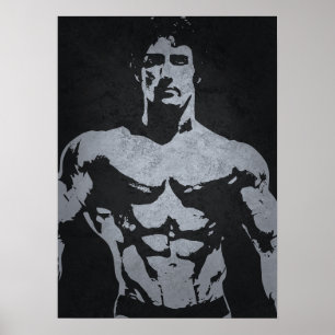 Póster Poster motivacional de entrenamiento