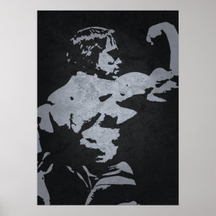 Póster Poster motivacional de entrenamiento