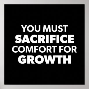 Póster Poster motivacional de entrenamiento