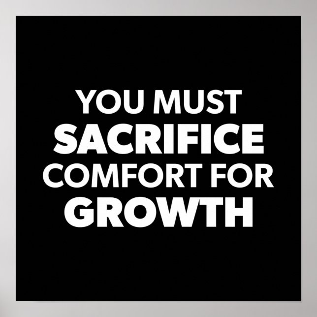 Póster Poster motivacional de entrenamiento (Frente)