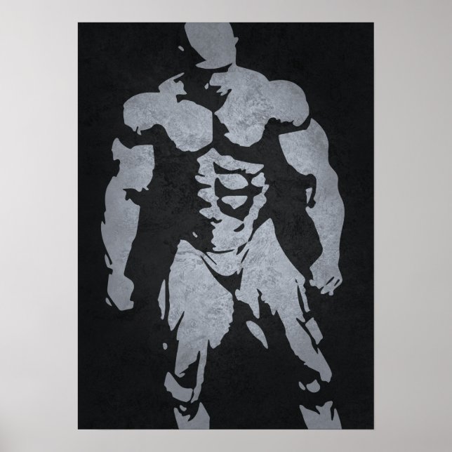 Póster Poster motivacional de entrenamiento (Frente)