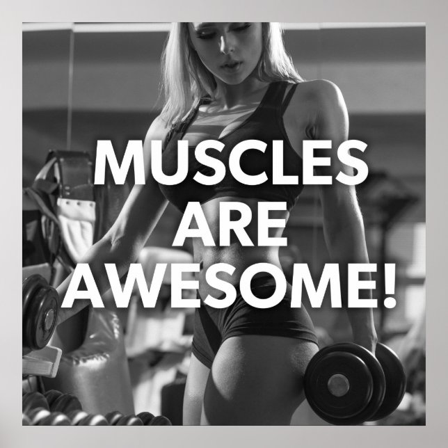 Póster Poster motivacional de gimnasio (Frente)