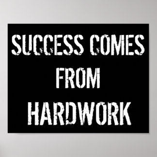 Póster Poster motivacional en blanco y negro