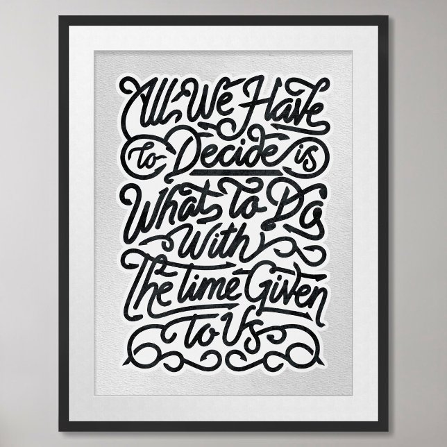 Póster Poster motivacional minimalista con presupuesto (Subido por el creador)