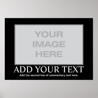 Póster Poster motivacional personalizado - Demotivación P