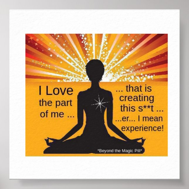 Póster Poster motivacional sarcástico (Frente)