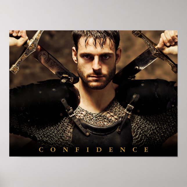Póster poster motivador de confianza (Frente)