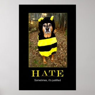 Póster Poster Motivador de la Abeja más triste