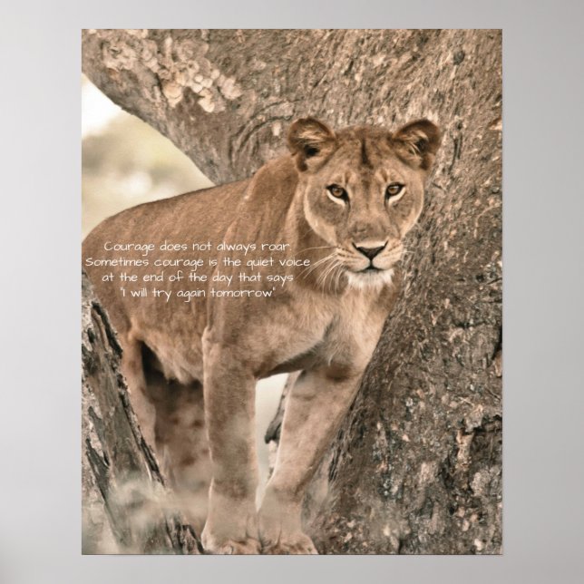 Póster Poster motivador de valor (Frente)