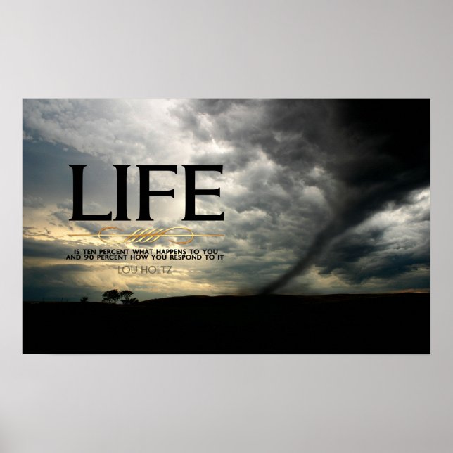 Póster Poster Motivador de Vida (Frente)