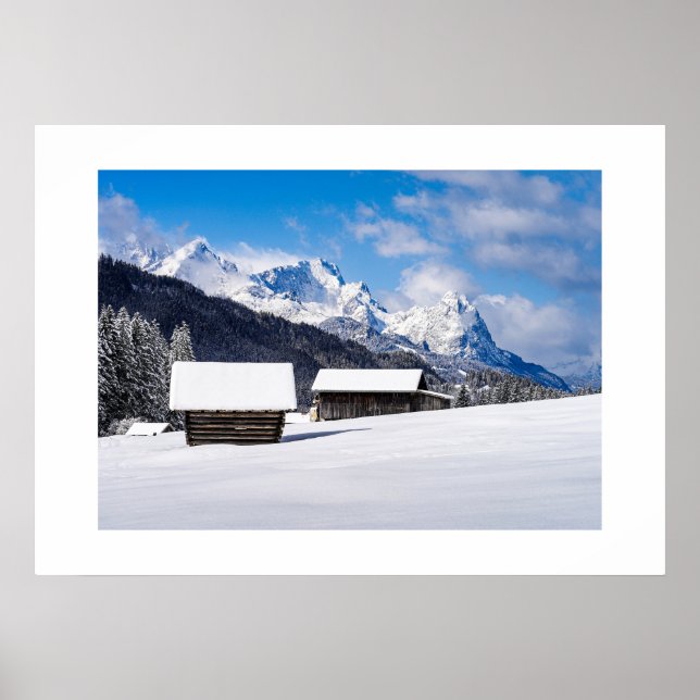 Póster Poster Mountain Scene (Frente)