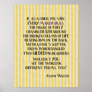 Póster Poster móvil Mardi Gras