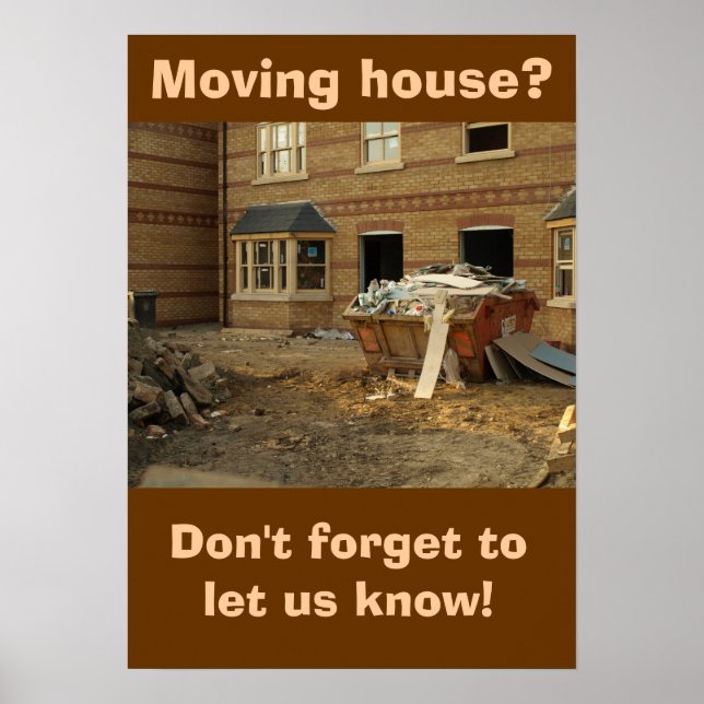 Póster Poster: Moving house (Frente)