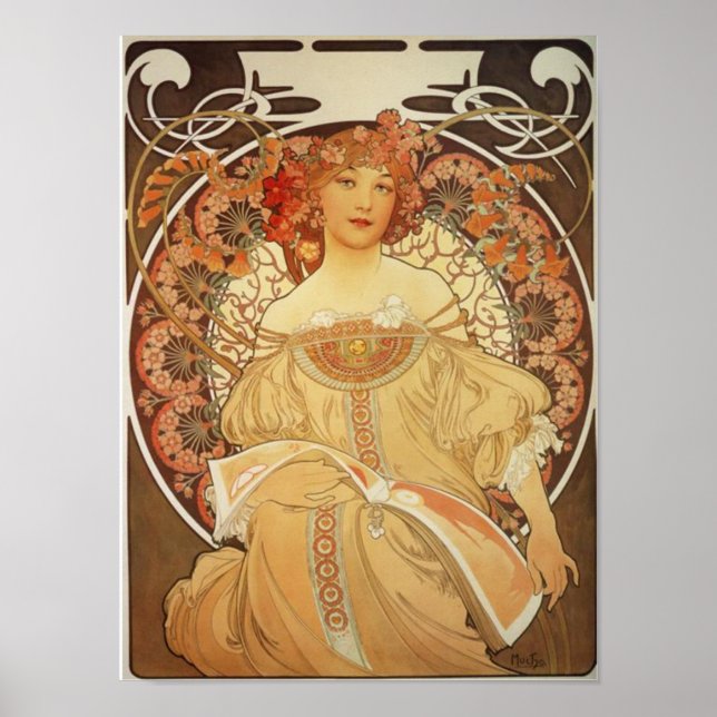 Póster Poster Mucha-2-1890 (Frente)