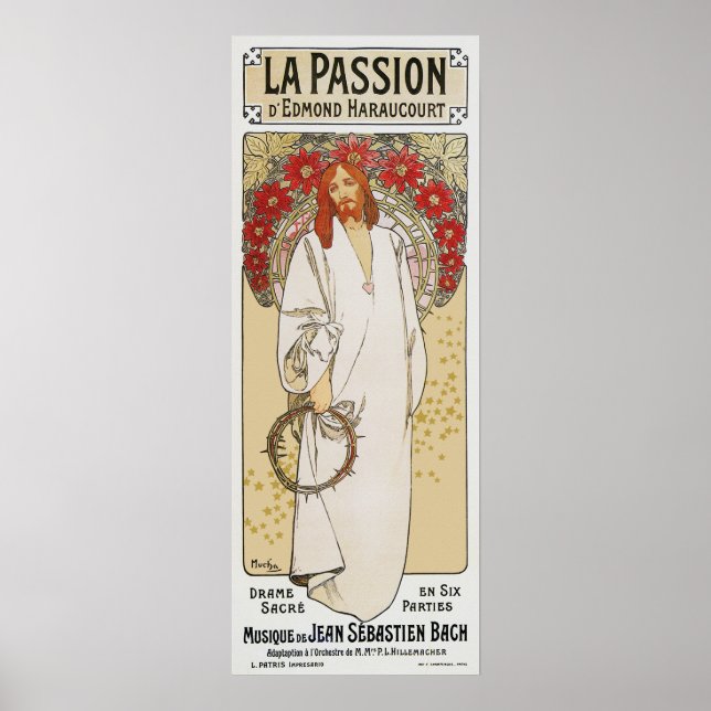 Póster Poster Mucha: La pasión/ la pasión de Cristo (Frente)