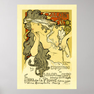 Póster Poster Mucha: Salon des Cent