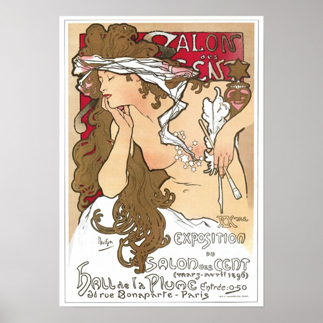 Póster Poster Mucha: Salon des Cent (Frente)