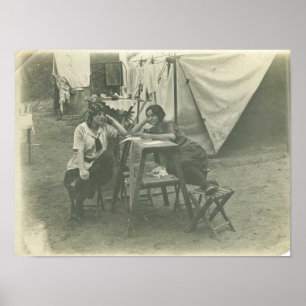 Póster Poster mujer contadora de fortuna