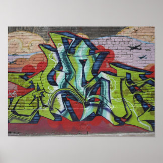 Póster Poster Mural de Graffiti