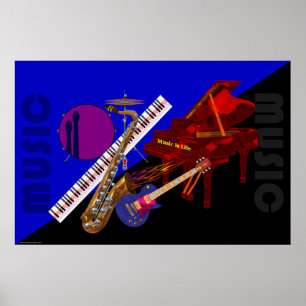 Póster Poster musical