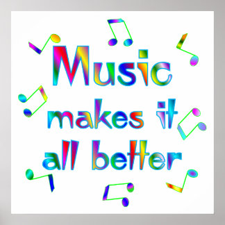 Póster Poster musical