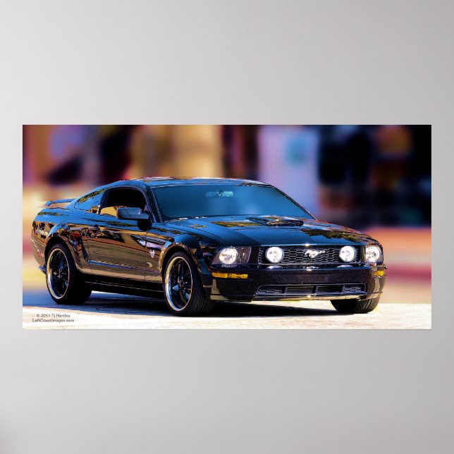 Póster poster Mustang GT S197 '08 (Frente)