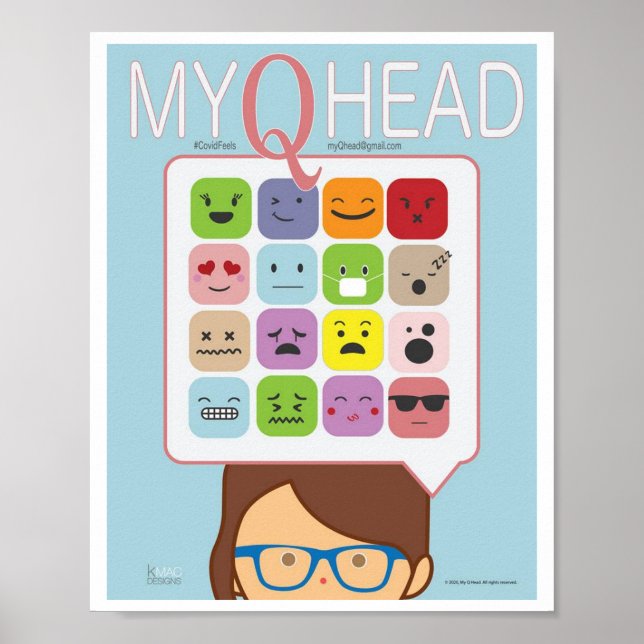 Póster Poster MyQHead (Frente)