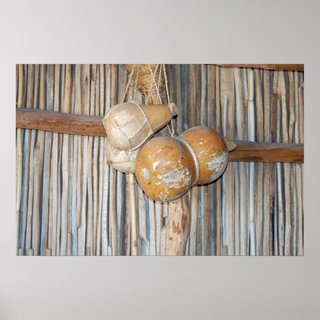 Póster Poster nativo americano de jarras de agua (Frente)