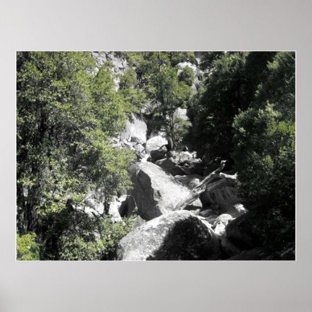 Póster Poster Natural del Parque Nacional Yosemite (Frente)