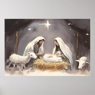 Póster Poster Navidades de Natividad