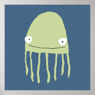 Póster Poster - ¡Navy Jellyfish!