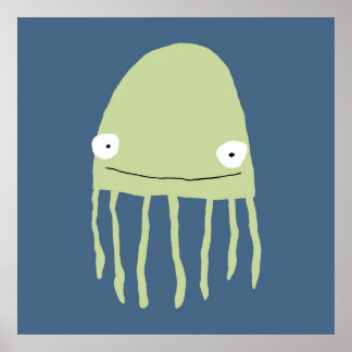 Póster Poster - ¡Navy Jellyfish!