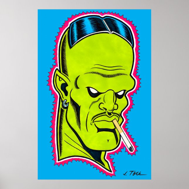 Póster poster Nebulon™ de "Nick Slick" (Frente)
