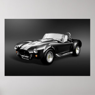 Póster Poster negro de Cobra-427