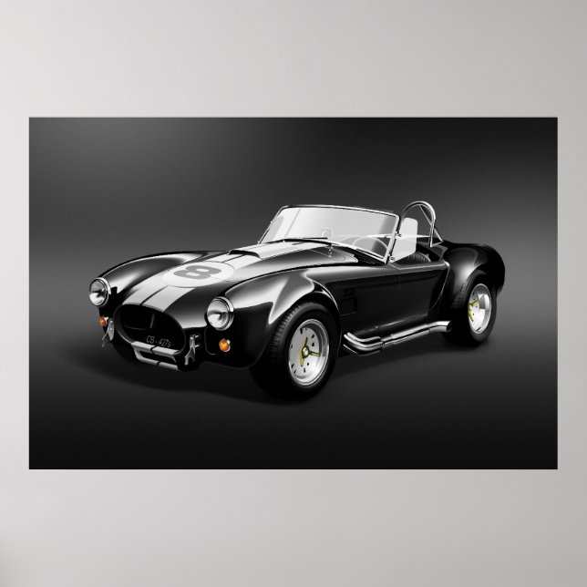 Póster Poster negro de Cobra-427 (Frente)