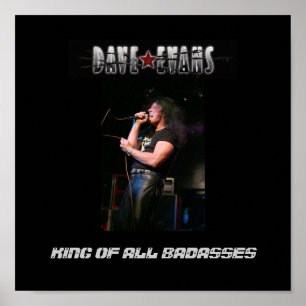 Póster Poster, negro/rey gris Of All Badasses de Dave