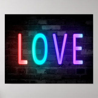Póster Poster neon