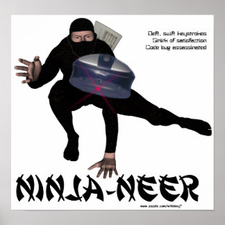 Póster Poster Ninja-neer