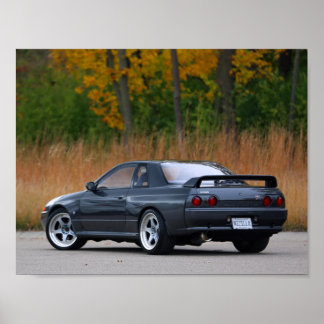 Póster poster NISSAN SKYLINE R32 GT-R 1989
