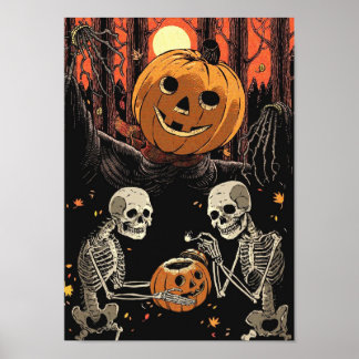 Póster Poster nocturno de Halloween